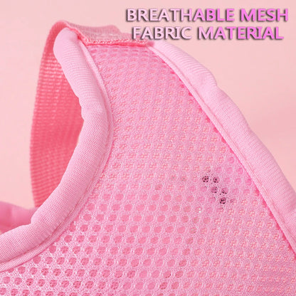 Butterfly Cute Breathable Dog Harness Set for Small Cat Harness Leash Puppy Chest Vest Outdoor Walking Dog Harness Accessories