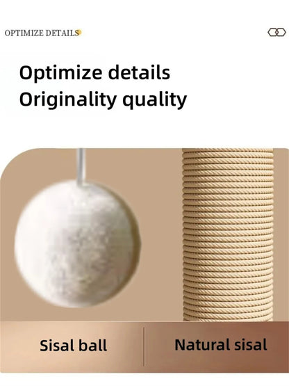 🐾 Juguete Rascador de Madera para Gato – Buddy Beast